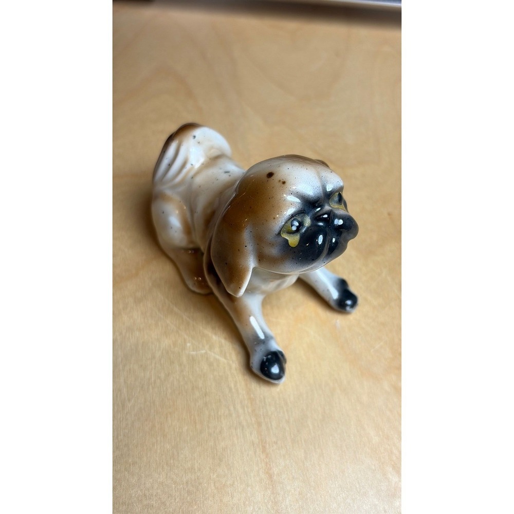 Vintage porcelain Pekingese dog made in Japan